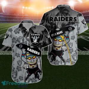 Las Vegas Raiders NFL Hawaiian Shirt Custom Name For Men Women Gift For Fan