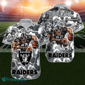 Las Vegas Raiders NFL Hawaiian Shirt Custom Name For Men Women Gift For Fans