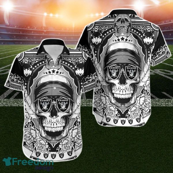 Las Vegas Raiders Skull NFL Gift For Fan Hawaii Shirt For Men Women
