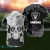 Las Vegas Raiders Skull NFL Gift For Fan Hawaiian Shirt Aloha Shirt For Men Women