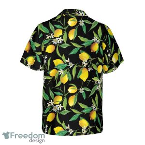 Lemon In Black Hawaiian Shirt Best Gift For Men And Women