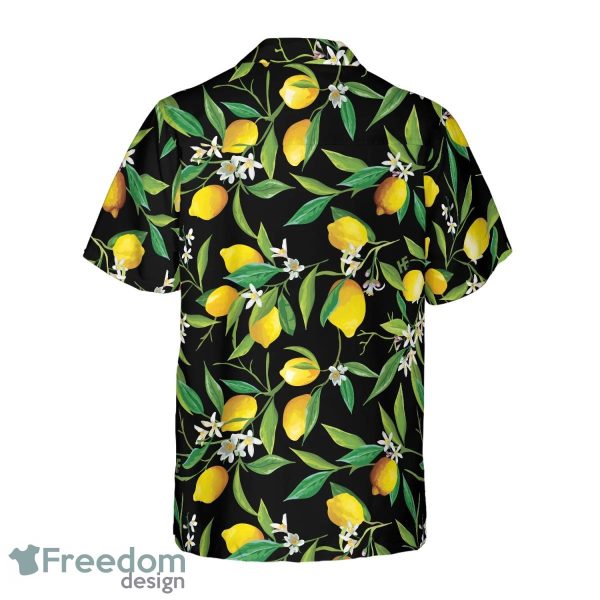 Lemon In Black Hawaiian Shirt Best Gift For Men And Women