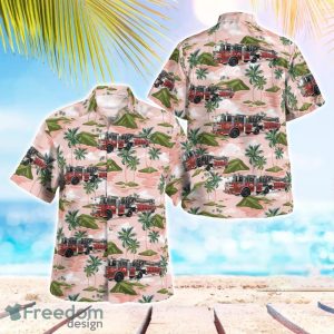Levittown Fire Truck Beach Hawaiian Shirt Summer Gift