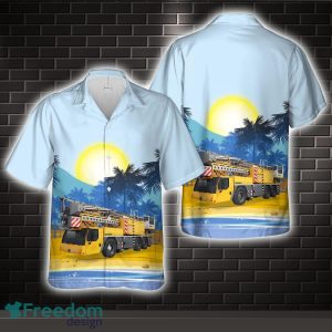 Liebherr Telescopic Mobile Cranes MK 73-3.1 mobile construction crane All Printed 3D Hawaiian Shirt For Men Women