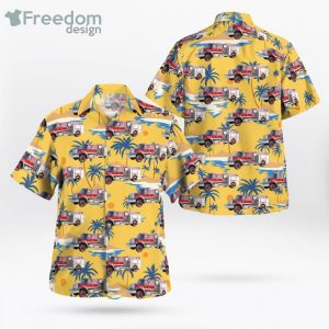 Lincoln City Oregon North Lincoln Fire & Rescue Hawaiian Shirt