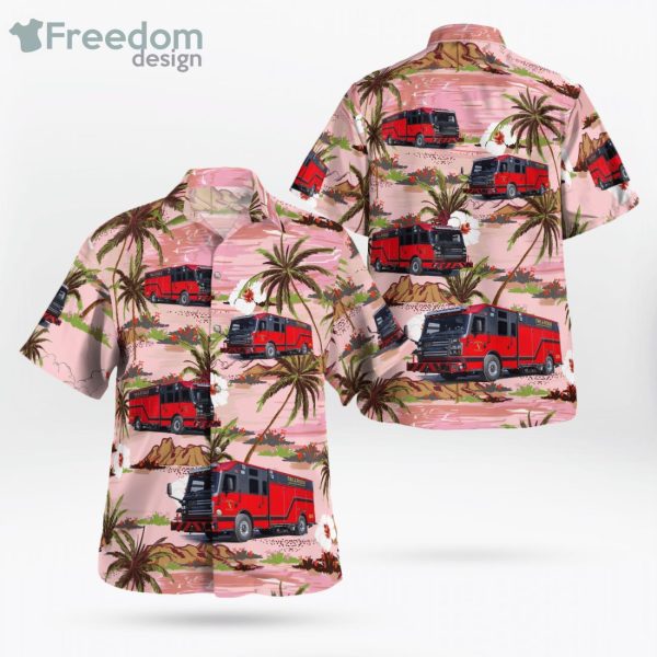 Lincoln County Fire Protection District Troy Missouri Hawaiian Shirt