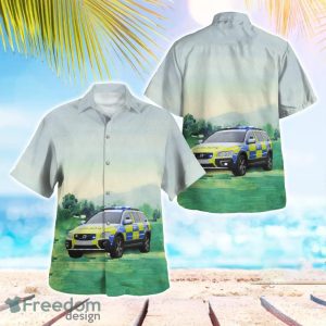 Lincolnshire Police Volvo XC70 D5 Armed Response Vehicle Hawaiian Shirt Beach Summer Gift