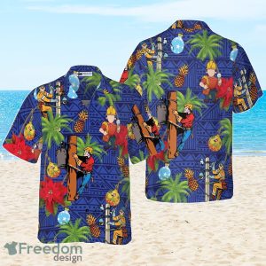 Lineman Proud Hawaiian Shirt Best Gift For Men And Women