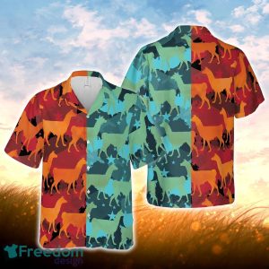 Llama Camo Hot And Cold All Over Printed 3D Hawaiian Shirt For Men Women