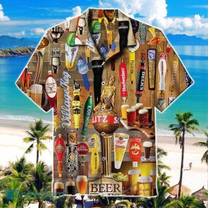 Logo Universal Beer Hawaiian Shirt