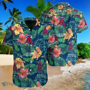 Los Angeles Angels MLB Custom Name Hawaiian Shirt For Men Women Special Gift For Fans