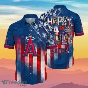 Los Angeles Angels MLB Hawaiian Shirt 4th Of July Independence Day Best Gift For Men And Women Fans