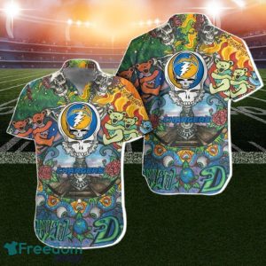 Los Angeles Chargers Grateful Dead Nfl Gift For Fan Hawaiian Shirt Aloha Shirt For Men Women