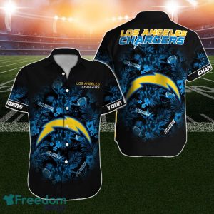 Los Angeles Chargers Hawaiian Shirt NFL Football Custom Name For Men Women Best Gift For Fans