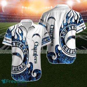 Los Angeles Chargers Hawaiian Shirt NFL Football Custom Name For Men Women For Best Friend