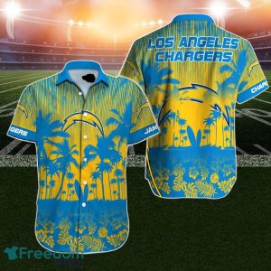 Los Angeles Chargers Hawaiian Shirt NFL Football Custom Name For Real Fans