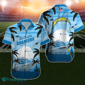 Los Angeles Chargers Hawaiian Shirt NFL Football Custom Name For True Fans