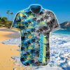 Los Angeles Chargers Hawaiian Shirt Palm Tree Pattern
