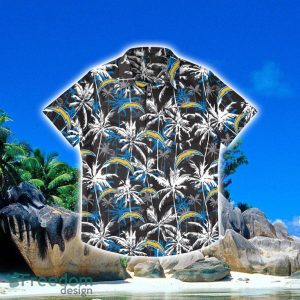 Los Angeles Chargers NFL Black Floral Hawaiian Shirt Special Gift For Fans