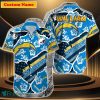 Los Angeles Chargers NFL Custom Name Hawaiian Shirt For Men And Women Fan