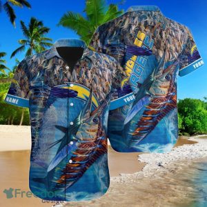 Los Angeles Chargers NFL Football Custom Name Hawaiian Shirt Best Gift For Real Fans