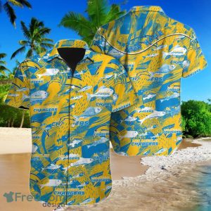 Los Angeles Chargers NFL Football Custom Name Hawaiian Shirt Special Gift For Fans