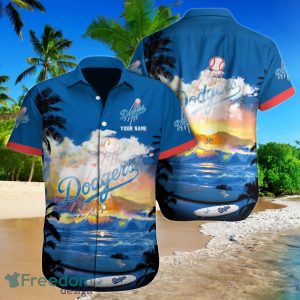 Los Angeles Dodgers MLB Custom Name Hawaiian Shirt Style Gift For Men And Women Fans