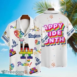 Los Angeles Dodgers MLB Happy Pride Month Hawaiian Shirt