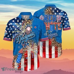 Los Angeles Dodgers MLB Hawaiian Shirt 4th Of July Independence Day Ideal Gift For Men And Women Fans