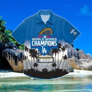 Los Angeles Dodgers MLB World Series Champions Floral Hawaiian Shirt Special Gift For Fans