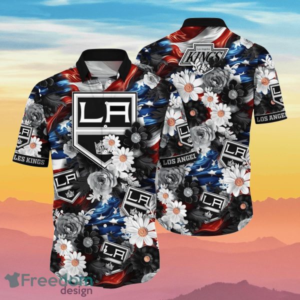 Los Angeles Kings NHL Hawaiian Shirt 4th Of July Independence Day Special Gift For Men And Women Fans