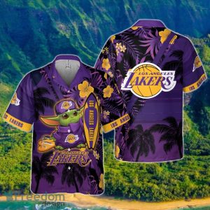Los Angeles Lakers Baby Yoda National Basketball Association 2023 Hawaiian Shirt