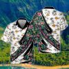 Los Angeles Lakers Hibiscus Flower And Tree Pattern Print Hawaiian Shirt