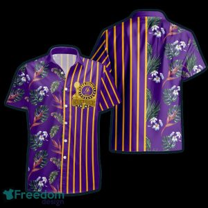 Los Angeles Lakers NBA Champions Pattern Print Hawaiian Shirt