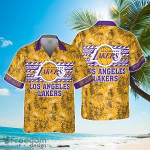 Los Angeles Lakers National Basketball Association 2023 Hibiscus Pattern Hawaiian Shirt