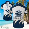 Los Angeles Rams Big Logo Hawaiian Summer Beach Shirt Full Print
