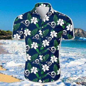 Los Angeles Rams Hawaiian Shirt Floral For Men And Women