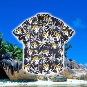 Los Angeles Rams NFL Black Floral Hawaiian Shirt Special Gift For Fans
