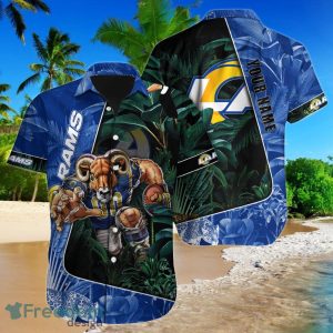 Los Angeles Rams NFL Football Custom Name Hawaiian Shirt Ideal Gift For Real Fans