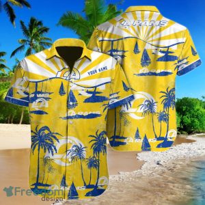 Los Angeles Rams NFL Football Custom Name Hawaiian Shirt Special Gift For Loyal Fans