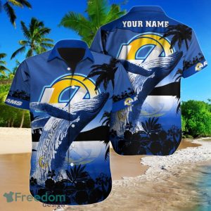Los Angeles Rams NFL Football Custom Name Hawaiian Shirt Style Gift For Real Fans