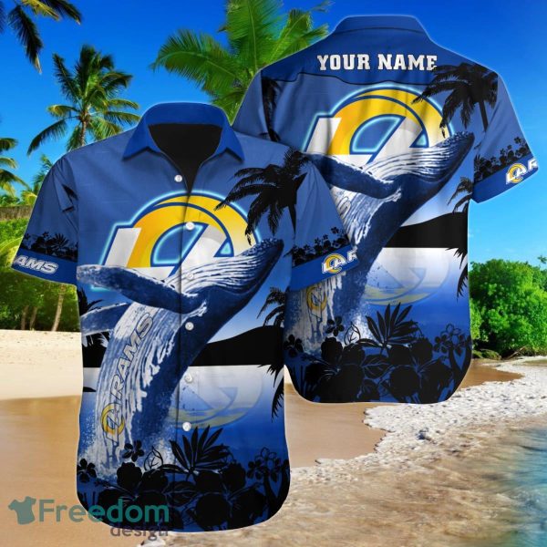 Los Angeles Rams NFL Football Custom Name Hawaiian Shirt Style Gift For Real Fans