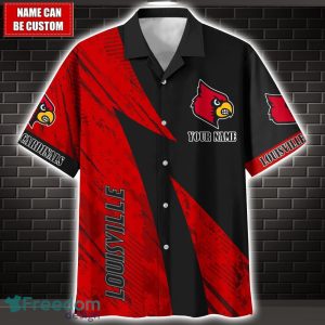 Louisville Cardinals 3D Hawaii Shirt Custom Name Limited Edition