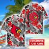 Louisville Cardinals Aloha Hawaiian Shirt Custom Name Summer Gift Holiday Team Shirt