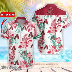 MLB Arizona Diamondbacks Hawaiian Shirt Flower Baseball Shirt For Fans