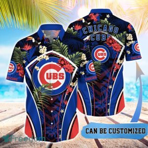 MLB Chicago Cubs Hawaiian Shirt Flower Summer Tropical Aloha Shirt