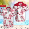 MLB Cincinnati Reds Hawaiian Shirt Flower Baseball Aloha Shirt
