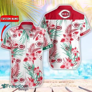 MLB Cincinnati Reds Hawaiian Shirt Flower Baseball Shirt For Fans