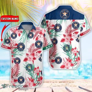 MLB Houston Astros Hawaiian Shirt Flower Baseball Shirt For Fans