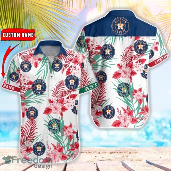 MLB Houston Astros Hawaiian Shirt Flower Baseball Shirt For Fans